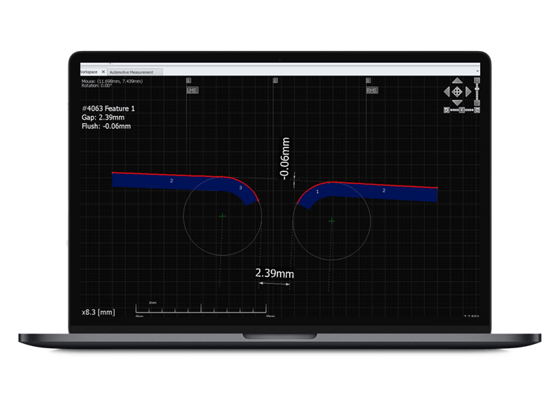 SP3D software on laptop